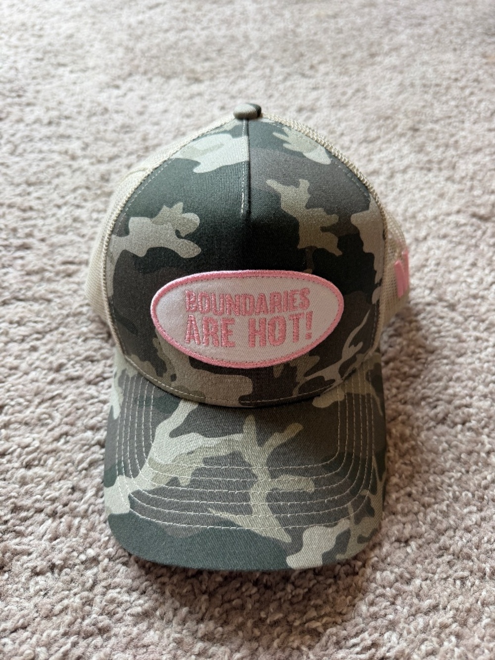 The Mayfair Group Boundaries Are Hot! Camo Trucker